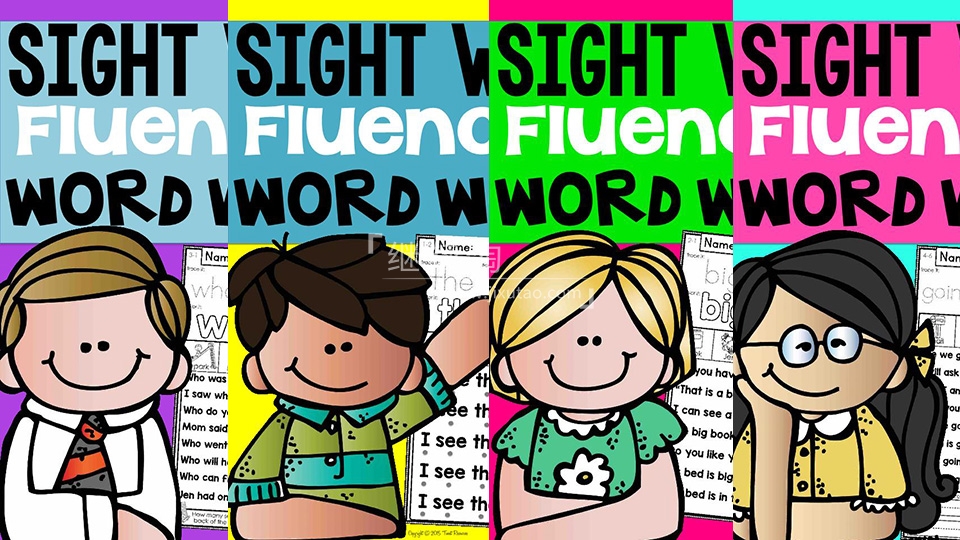Sight Word Sight Word Fluency and Word Work 图片1